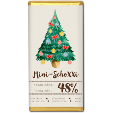 chocoladevervanger KERSTBOOM van metaX  tablet 100 gr.